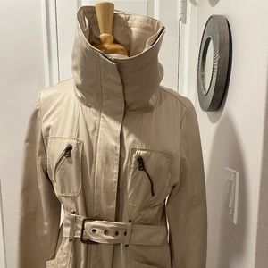 NWOT Andrew Marc Beige Utilitarian Jacket L